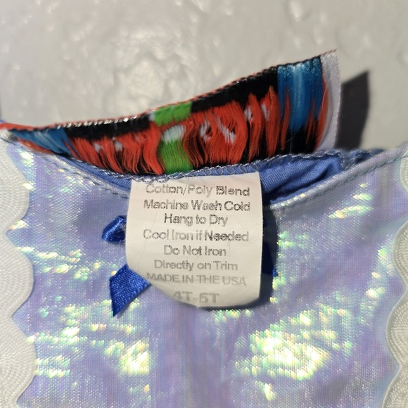 Lover Dovers 4T/5T Blue Ruffle tutu ribbon Cinderella dress costume dress up - Picture 10 of 10